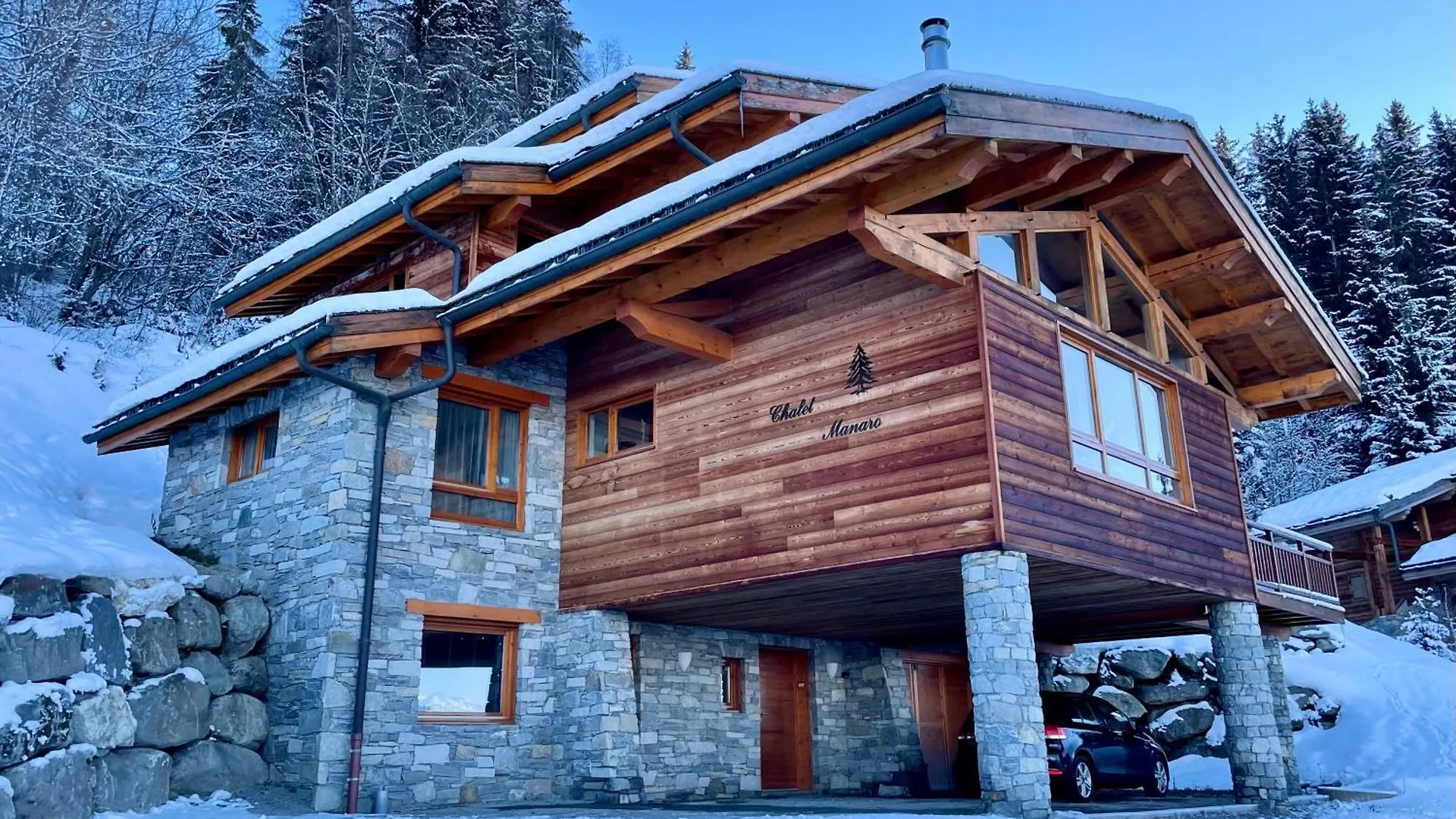 Arc 1800, Le Chalet Manaro Avec Sa Vue Panoramique Les Arcs  Les Arcs (Savoie)